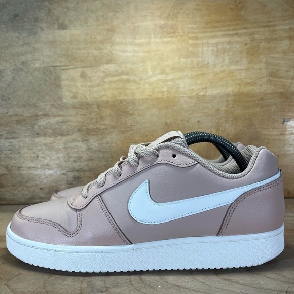 Nike Ebernon Low Womens Size 9.5 Shoes Sneakers Particle Beige/Desert Sand - Picture 3 of 8
